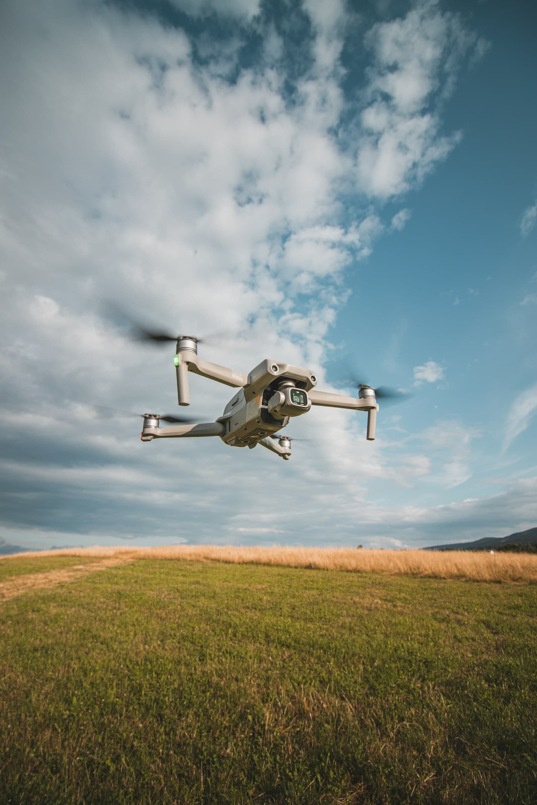 Drone operator deploying an aerial system in the field